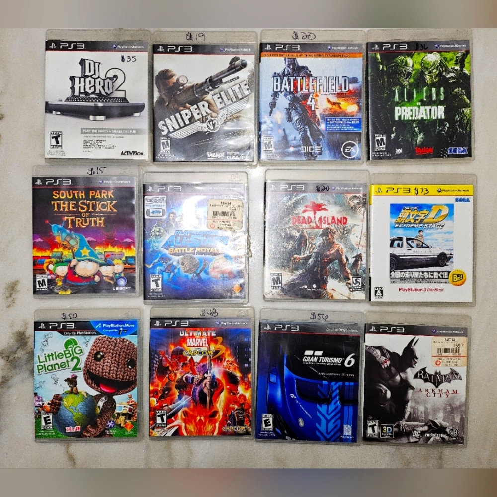 Ps3, ps, xbox games